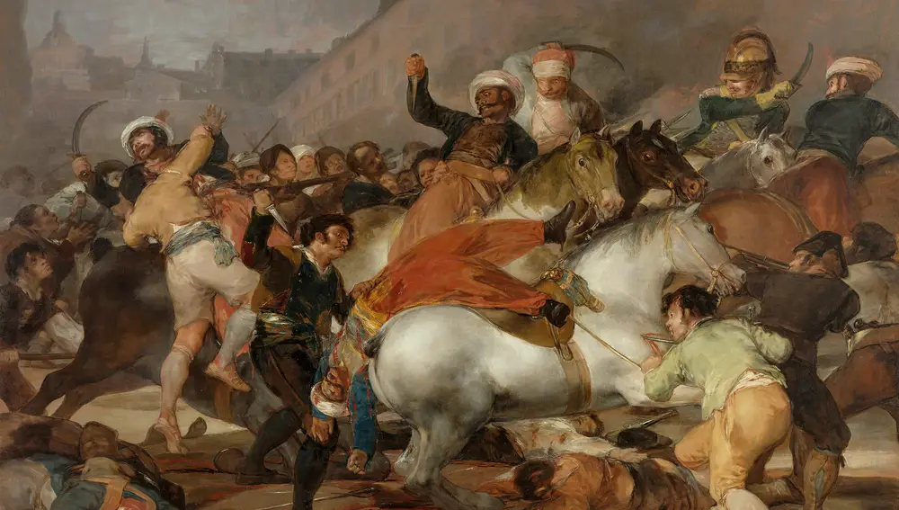 "El dos de mayo de 1808 en Madrid", pintura de Francisco de Goya