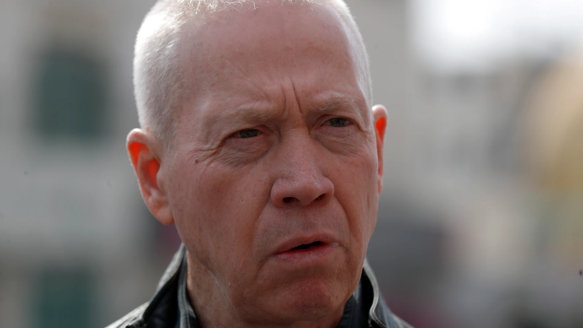 Nablus (-), 27/02/2023.- Minister of Defence of Israel, Yoav Galant, visits the scene of a shooting attack in the West Bank town of Hawera after a shooting attack the day before in which two Israelis were killed, near the West Bank city of Nablus, 27 February 2023. The Israeli Defense Forces said on 26 February that an attacker opened fire toward an Israeli vehicle, and Israeli officials said that two Israelis were killed in the shooting. In response to the shooting attack and on the same day, One Palestinian was killed and dozens were wounded when Israeli settlers attacked villages near Nablus, and burned dozens of Palestinian houses and cars. (Atentado, Incendio, Abierto) EFE/EPA/ATEF SAFADI