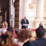 Aguirre durante su discurso