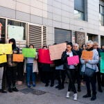 Una manifestación contra el acoso recorre las calles de Sallent