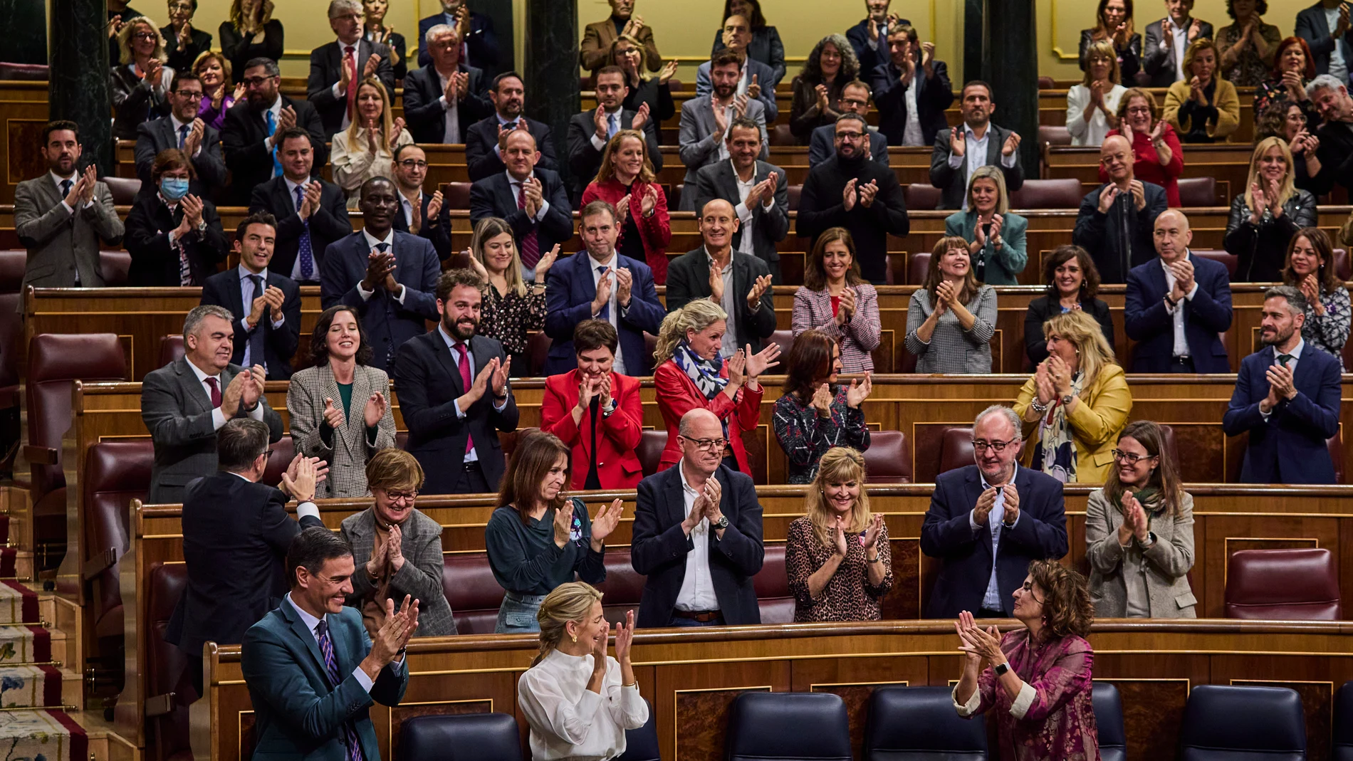 Bancada del Grupo Socialista en el Congreso