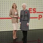 Entrevista de Susanna Griso a Christine Lagarde en Espejo Público.