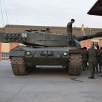 Militares ucranianos aprenden a manejar los "Leopard" en Zaragoza