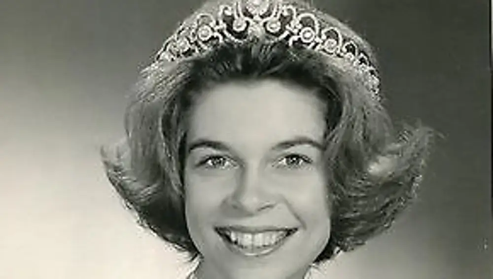 Irene de Grecia con la tiara de círculos de diamantes.