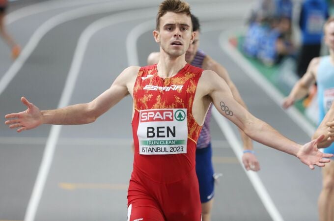 Adrián Ben, campeón de Europa de 800