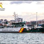 El "Rio Miño", del Servicio Marítimo de la Guardia Civil 