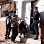 Reciente desahucio en Málaga de una mujer con cinco hijos y una nieta