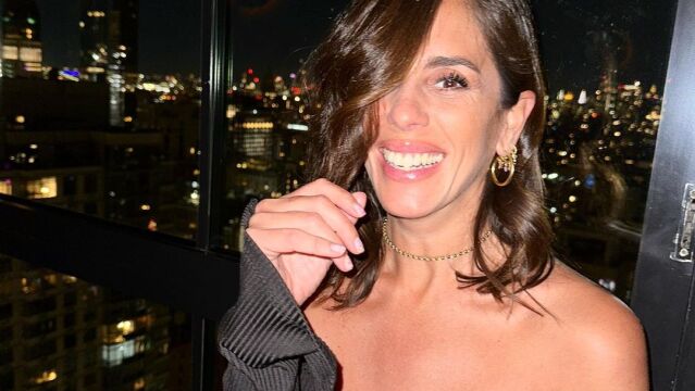 Anabel Pantoja con un look de lo más sexy.