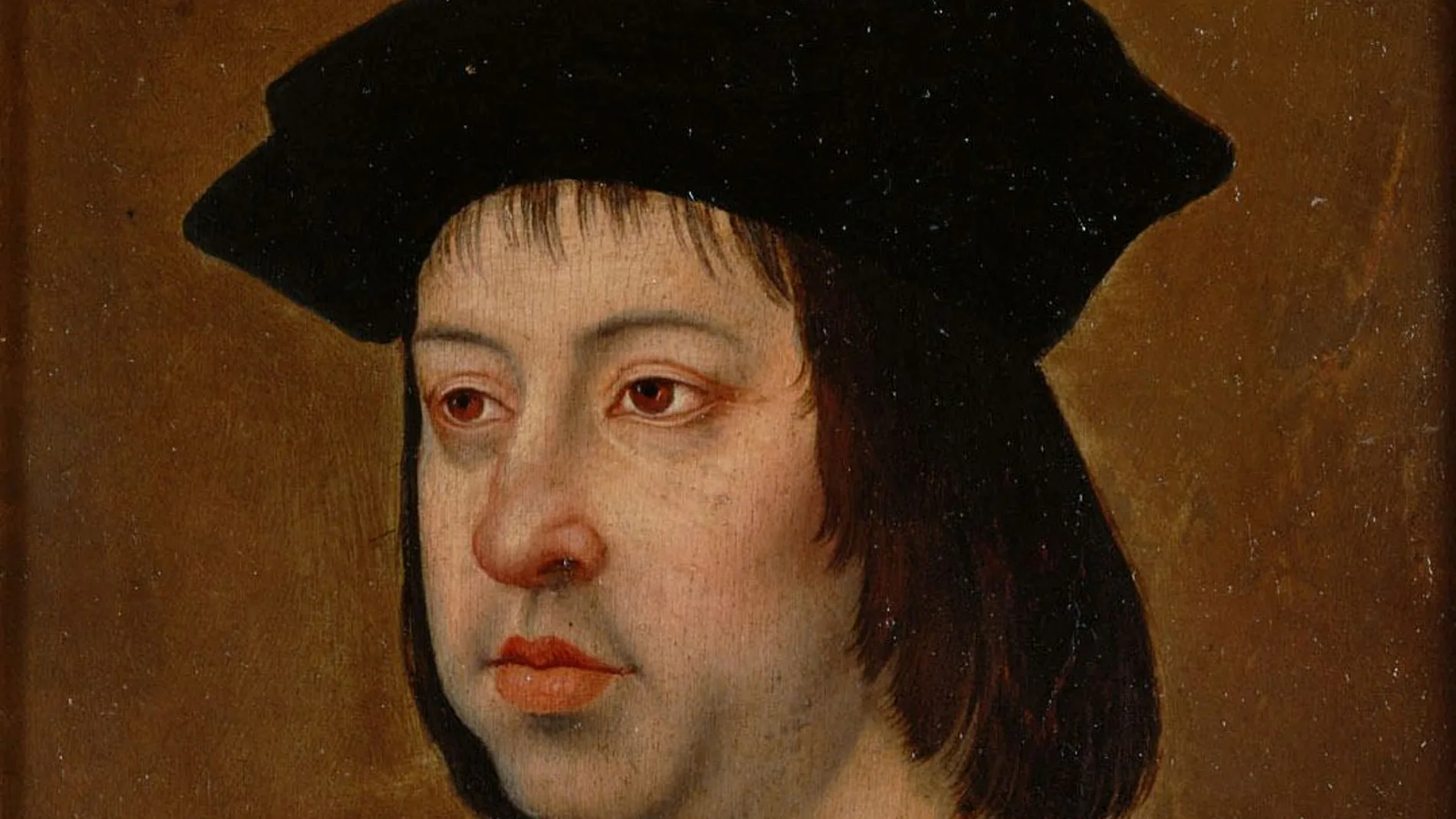Retrato de Fernando El Católico pintado por Michel Sittow