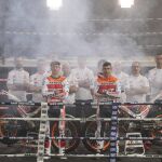 El equipo Repsol Honda se presentó en un cuadrilátero
