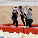 Almeida, en el nuevo Pabellón de Gimnasia Artística de San Blas 