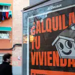 Anuncio de alquiler de viviendas