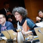 La diputada de Compromís Graciela Ferrer hoy en la Comisión de Medio Ambiente de Les Corts