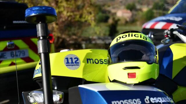Patrulla de tráfico de los Mossos 