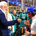 Lawrence Stroll y Fernando Alonso