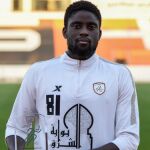 El centrocampista senegalés del Málaga Ndiaye 