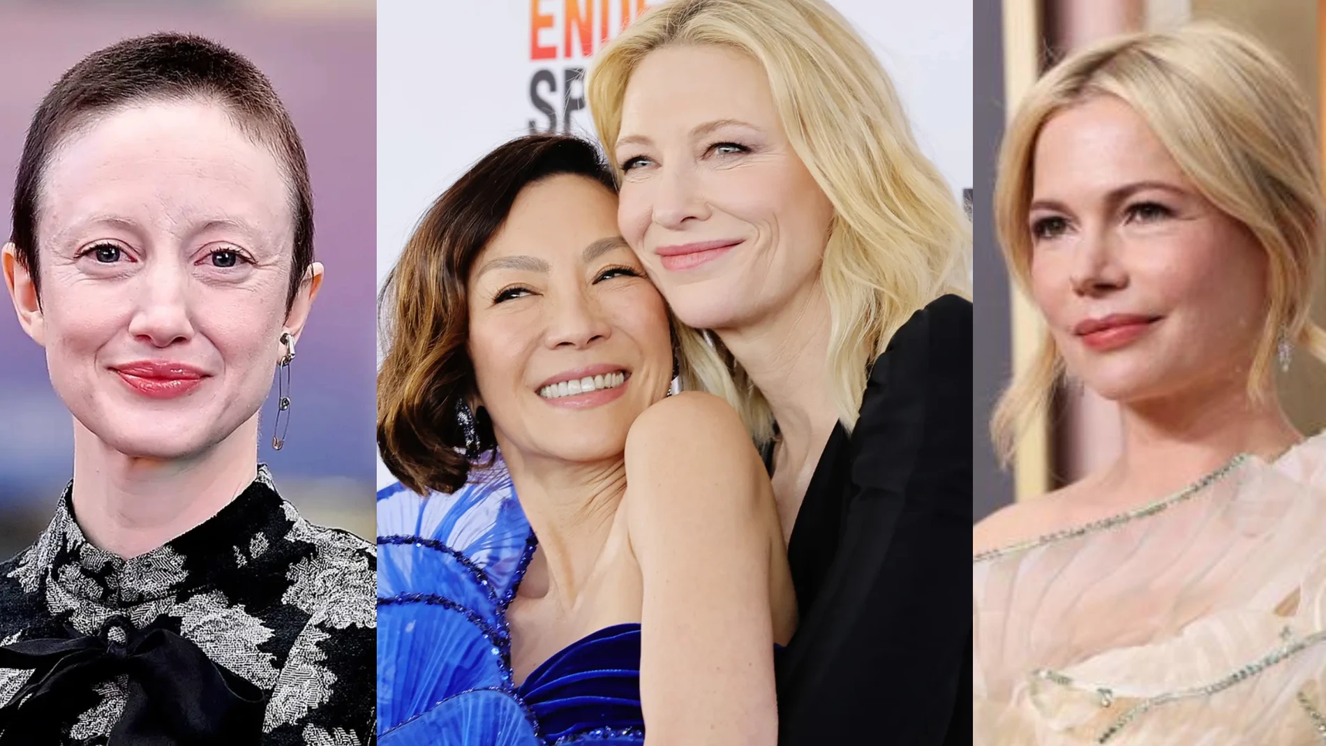 Riseborough, Yeoh, Blanchett y Williams