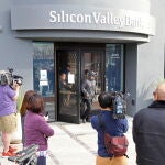 Silicon Valley Bank headquarters after US Government takes over