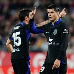 Morata fue el autor del gol del Atlético en Gerona