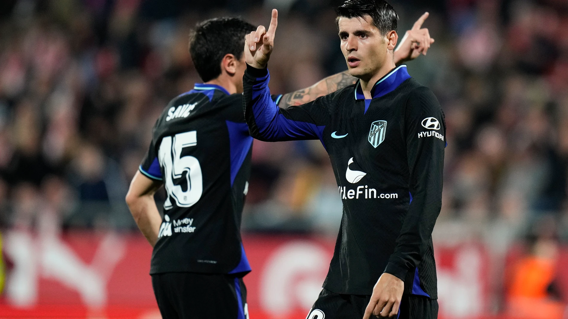Morata fue el autor del gol del Atlético en Gerona