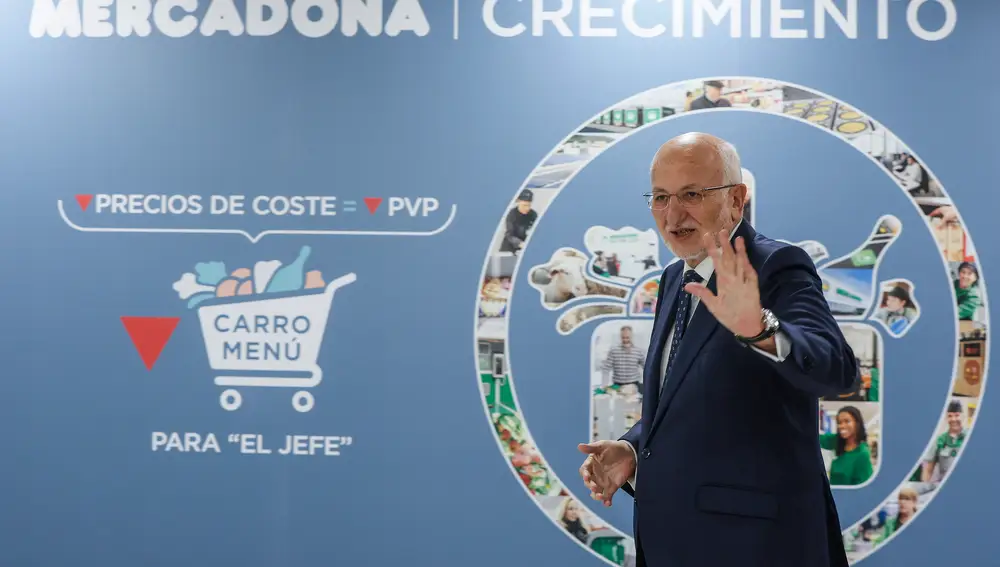 Juan Roig presenta los últimos resultados de Mercadona del ejercicio 2022 y las previsiones del 2023