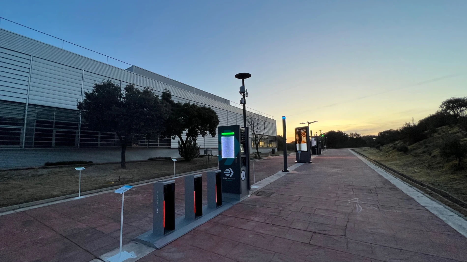 Una de las pruebas con luminarias en el laboratorio habilitado en la Universidad Politécnica de Madrid