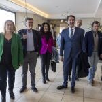 Suárez-Quiñones, Francisco Vázquez, Yolanda de Gregorio, entre otros, antes de la jornada