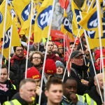 Civil Servants strike in London