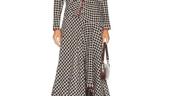 Vestido cuadros.