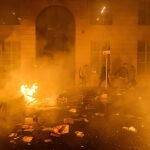 Disturbios esta noche en París en las protestas contra la reforma de las pensiones