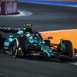 Alonso rodando en Yeda