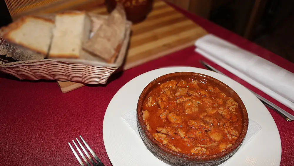 Mollejas en El Mesón del Zorro