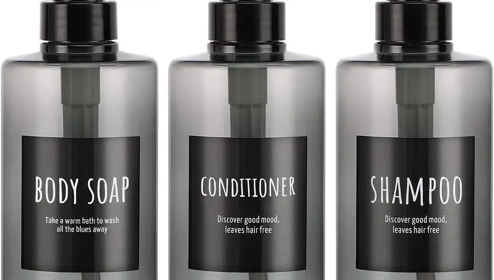Dispensador rellenable para champú y otros productos
