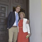 Laura Valenzuela y su nieto Fran Murcia