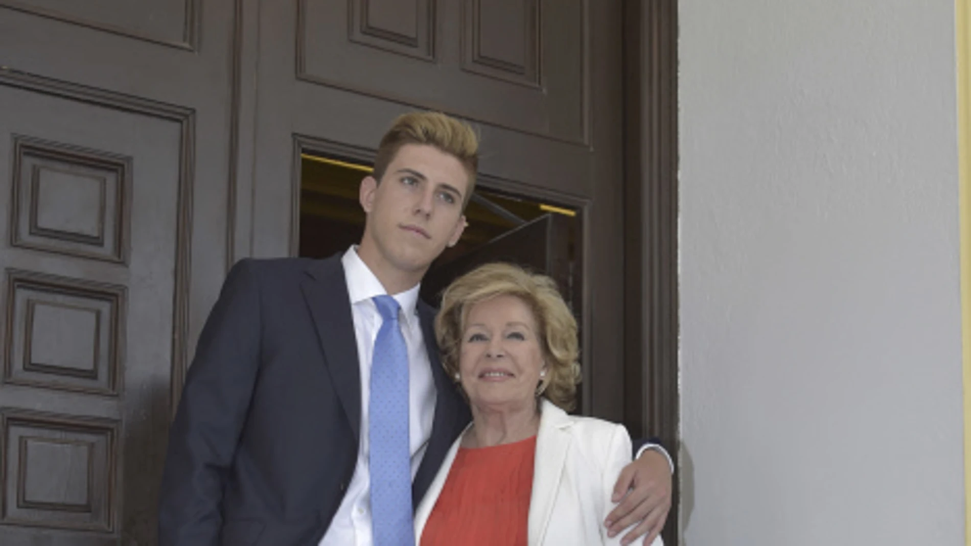 Laura Valenzuela y su nieto Fran Murcia