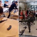 Un grupo de menores fueron algunos de los primeros en recibir entrenamiento militar en las escuelas rusas de Crimea