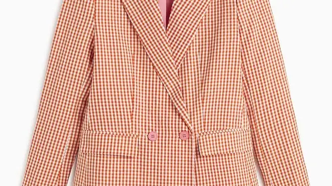 Blazer vichy mandarina