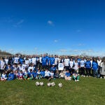 Partido de fútbol organizado para apoyar la candidatura del popular José Mazarías