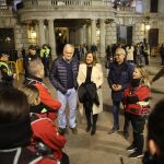 La portavoz del PP en el Ayuntamiento de Valencia, María José Catalá, junto a Esteban González Pons