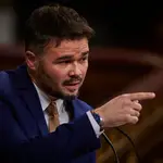 Gabriel Rufian ERC Ramon Tamames Mocion Censura Congreso © Alberto R. Roldán / La Razón