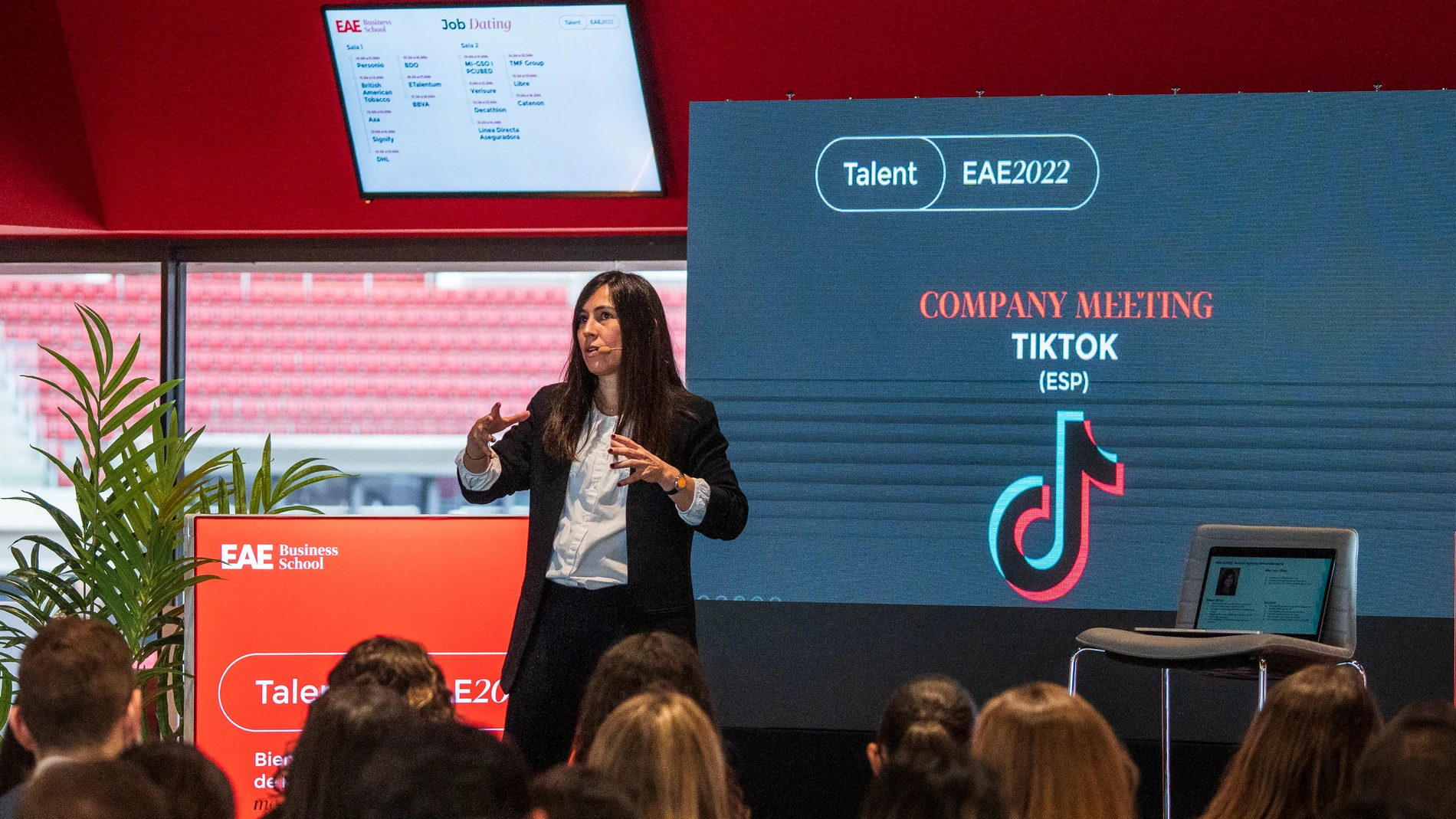 Una de las conferencias de la Talent22 de EAE