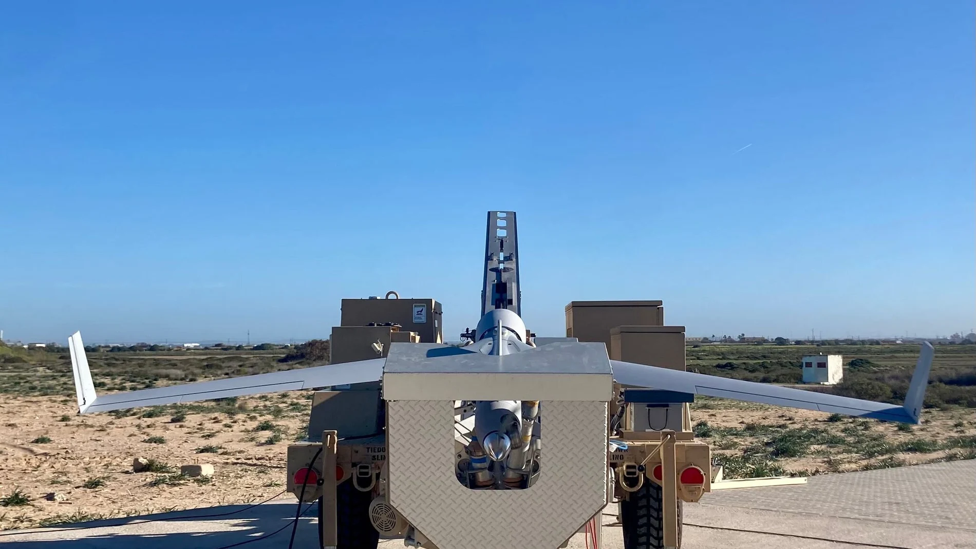 Vuelo de prueba con el nuevo sistema Scan Eagle