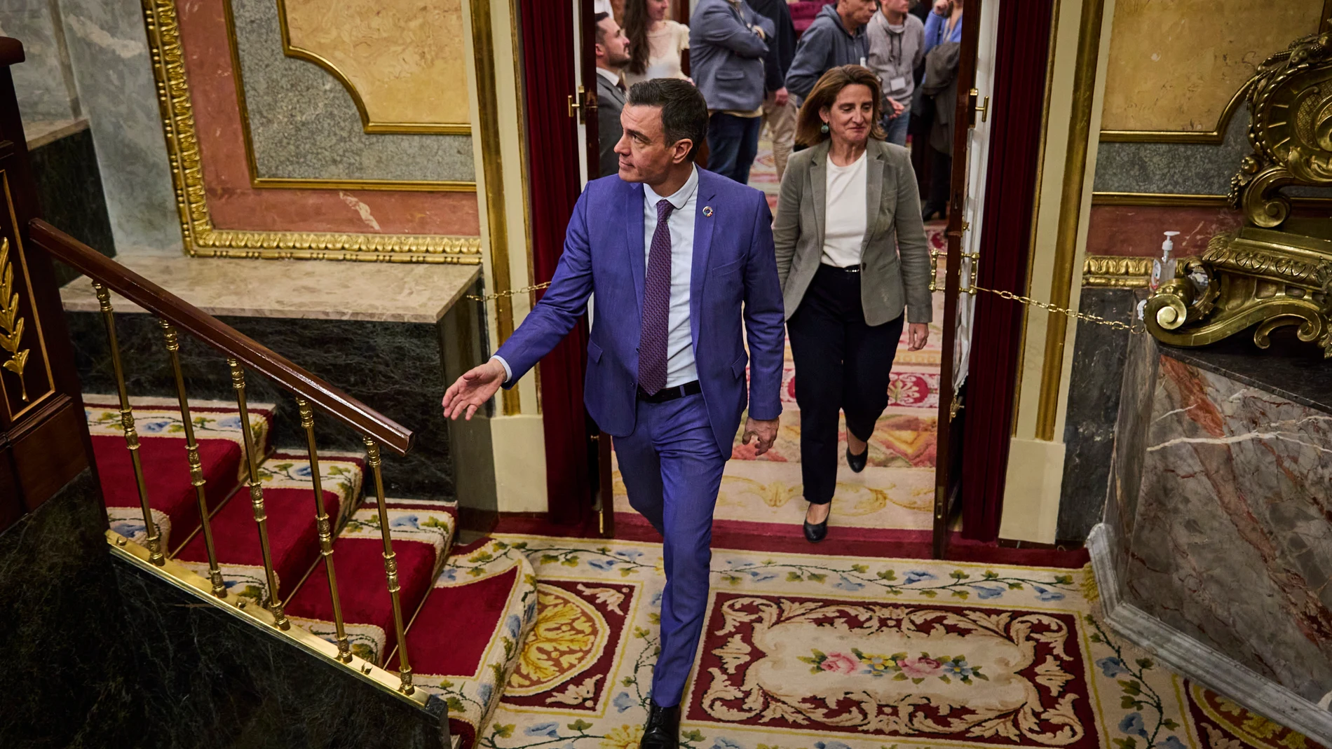 Moción de censura al Gobierno presidido por Pedro Sánchez Pérez Castejón que incluye como candidato a la Presidencia del Gobierno a Ramón Tamames Gómez presentado por VOX © Alberto R. Roldán / La Razón