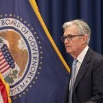 US Federal Reserve Board Chairman Jerome Powell attends to deliver remarks during a press conference following a Federal Open Market Committee meeting at the William McChesney Martin Jr. Federal Reserve Board Building in Washington, DC, USA, 22 March 2023.