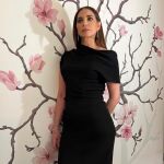 Mariló Montero con vestido negro.