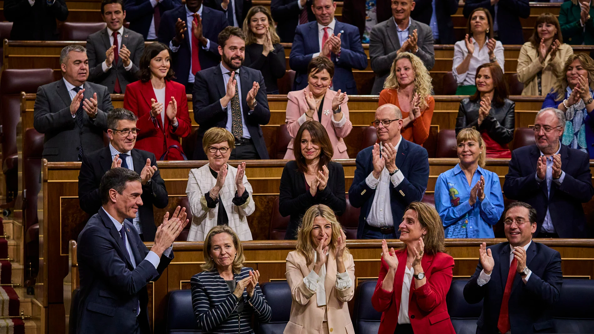 Segunda Jornada y Votaciones de la Moción de censura al Gobierno presidido por Pedro Sánchez Pérez Castejón que incluye como candidato a la Presidencia del Gobierno a Ramón Tamames Gómez presentado por VOX © Alberto R. Roldán / La Razón