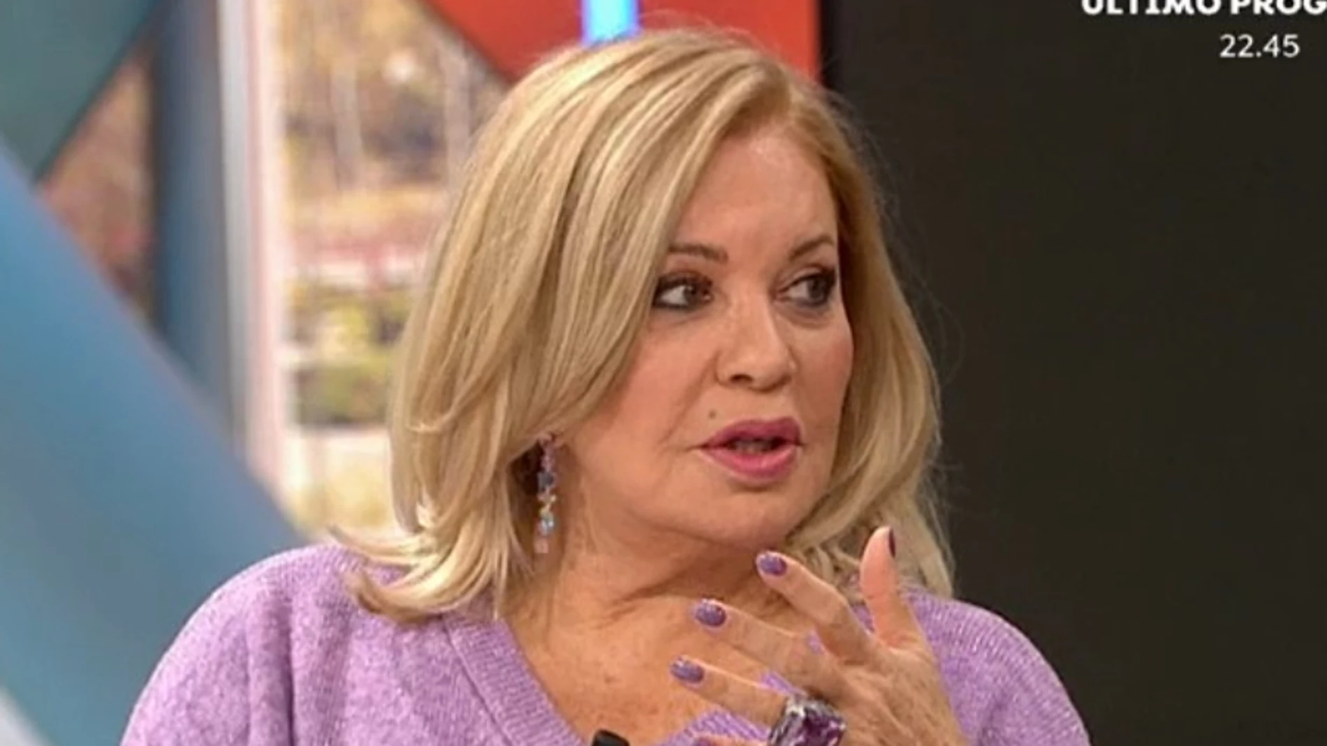 Bárbara Rey hablando sobre su relación con Juan Carlos I en 'Espejo público'