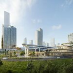 Infografía de la nueva estación de Chamartín