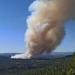 Imagen del incendio declarado en Villanueva de Viver (Castellón)