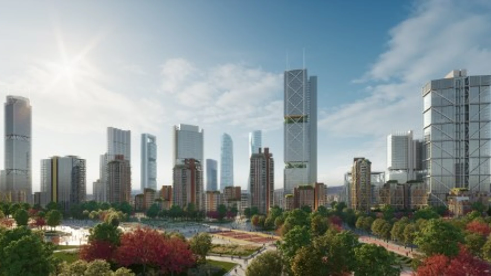 Panorámica de Madrid Nuevo Norte